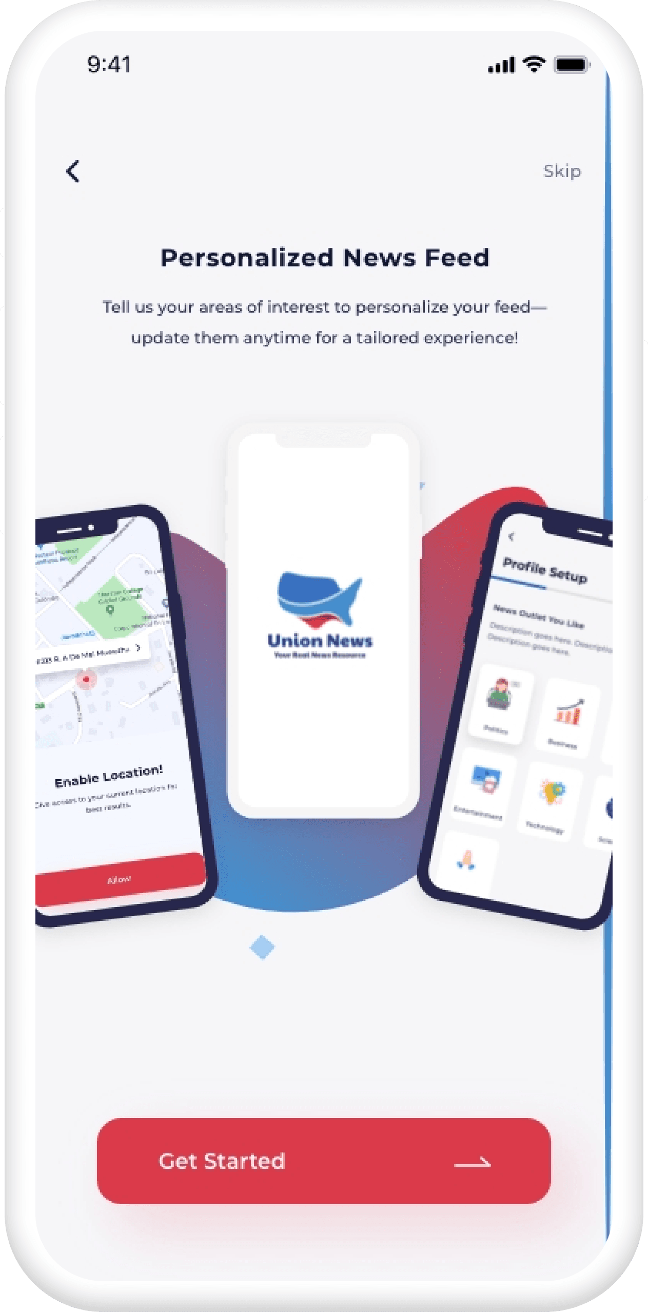 MOBILE APP MOCKUPS